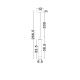 Pendule, Lustre suspendate - Pendul LED design modern GLOVIA