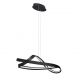 Lustra suspendata LED CCT OLIA aluminiu negru
