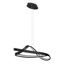 Pendule, Lustre suspendate - Lustra suspendata LED CCT OLIA aluminiu negru