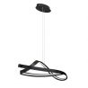 Lustra suspendata LED CCT OLIA aluminiu negru
