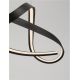 Pendule, Lustre suspendate - Lustra suspendata LED CCT OLIA aluminiu negru