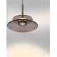 Pendule, Lustre suspendate - Lustra LED design ambiental Esti maro inchis 23cm