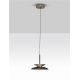 Pendule, Lustre suspendate - Lustra LED design ambiental Esti maro inchis 23cm
