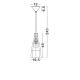 Pendule, Lustre suspendate - Pendul ratan design natural RIELO