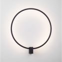 Aplica de perete circulara LED CCT CERCIO 50cm negru