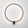 Aplica de perete circulara LED CCT CERCIO 50cm negru