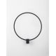 Aplice, corpuri de iluminat pentru pereti - Aplica de perete circulara LED CCT CERCIO 50cm negru