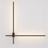 Aplica de perete liniara LED CCT PEAK negru