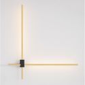 Aplica de perete liniara LED CCT PEAK auriu