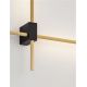 Aplice, corpuri de iluminat pentru pereti - Aplica de perete liniara LED CCT PEAK auriu