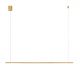 Pendule, Lustre suspendate - Lustra liniara LED CCT BRILLIA auriu