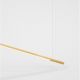 Pendule, Lustre suspendate - Lustra liniara LED CCT BRILLIA auriu