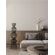 Lampadare - Lampa de podea design natural BREENA negru