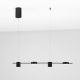 Pendule, Lustre suspendate - Lustra liniara cu 4 spoturi LED CCT RIAZ