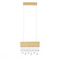 Lustra LED suspendata stil elegant CRISTA aurie