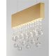 Pendule, Lustre suspendate - Lustra LED suspendata stil elegant CRISTA aurie