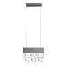 Lustra LED suspendata stil elegant CRISTA titan