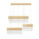 Pendule, Lustre suspendate - Lustra LED suspendata stil elegant CRISTA aurie