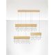 Pendule, Lustre suspendate - Lustra LED suspendata stil elegant CRISTA aurie