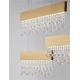 Pendule, Lustre suspendate - Lustra LED suspendata stil elegant CRISTA aurie
