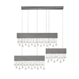 Lustra LED suspendata stil elegant CRISTA titan