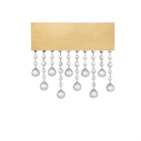 Aplice, corpuri de iluminat pentru pereti - Aplica LED de perete stil elegant CRISTA aurie