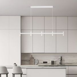 Lustra liniara cu 5 spoturi LED 3000K POETIC alb