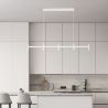 Lustra liniara cu 5 spoturi LED 3000K POETIC alb