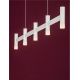 Pendule, Lustre suspendate - Lustra liniara cu 5 spoturi LED 3000K POETIC alb