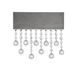 Aplice, corpuri de iluminat pentru pereti - Aplica LED de perete stil elegant CRISTA titan