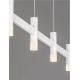 Pendule, Lustre suspendate - Lustra liniara cu 4 spoturi LED 3000K POETIC alb