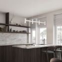 Lustra liniara cu 4 spoturi LED 2700K POETIC alb