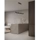 Pendule, Lustre suspendate - Lustra liniara cu 4 spoturi LED 2700K POETIC negru