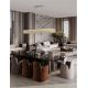 Pendule, Lustre suspendate - Lustra LED suspendata ovala design elegant ARIETTA L-119cm