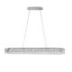 Lustra LED suspendata ovala design elegant ARIETTA L-119cm