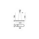 Pendule, Lustre suspendate - Lustra LED suspendata ovala design elegant ARIETTA L-119cm