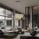 Lustra suspendata LED, cristale sticla ARIETTA 60cm