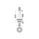 Pendule, Lustre suspendate - Lustra suspendata LED, cristale sticla ARIETTA 60cm