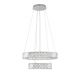 Pendule, Lustre suspendate - Lustra suspendata LED, cristale sticla ARIETTA 60cm