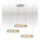 Pendule, Lustre suspendate - Lustra suspendata LED, cristale sticla ARIETTA