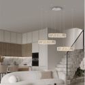 Lustra suspendata LED, cristale sticla ARIETTA