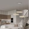 Lustra suspendata LED, cristale sticla ARIETTA