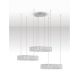 Pendule, Lustre suspendate - Lustra suspendata LED, cristale sticla ARIETTA