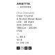Pendule, Lustre suspendate - Lustra suspendata LED, cristale sticla ARIETTA