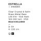 Pendule, Lustre suspendate - Lustra suspendata, cristale sticla ESTRELLA 54cm
