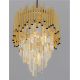 Pendule, Lustre suspendate - Lustra suspendata design elegant MAGNOLIA aurie