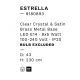 Pendule, Lustre suspendate - Lustra suspendata, cristale sticla ESTRELLA 43cm
