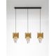 Pendule, Lustre suspendate - Lustra suspendata design elegant MAGNOLIA 3L aurie