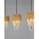 Pendule, Lustre suspendate - Lustra suspendata design elegant MAGNOLIA 3L aurie