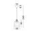 Pendule, Lustre suspendate - Lustra/Pendul ratan design natural SOLITA